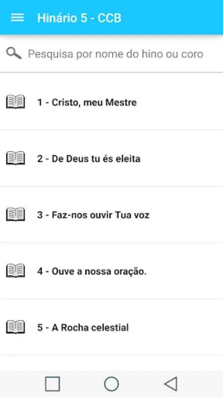 Hinário 5 - CCB for Android: Offline Hymnal Delight