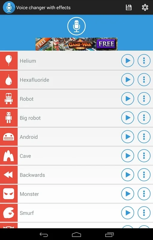 Voice Changer With Effects for Android - No Downloading Needed