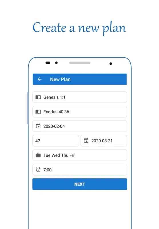 Bible Plan for Android: Create Personalized Bible Plans