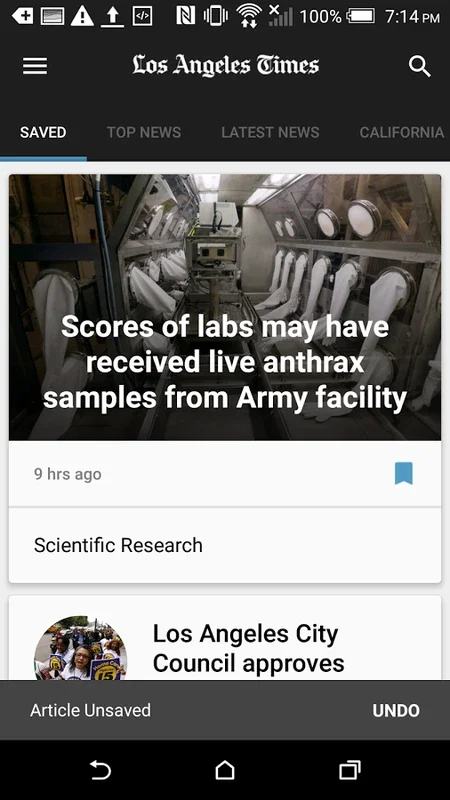 LA Times for Android - Stay Informed with Quality Content