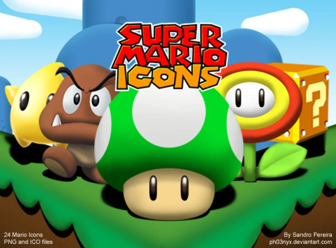 Super Mario Icons for Windows - Free Download