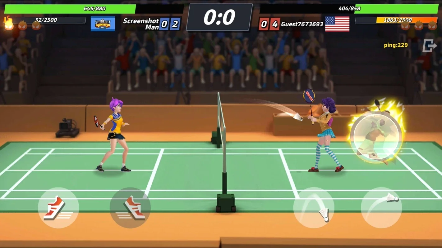 Badminton Blitz for Android: Thrilling One - on - One Badminton Duels