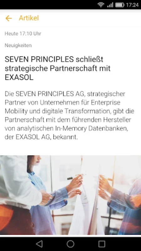 Wir7P for Android - Stay Informed on Digital Transformation