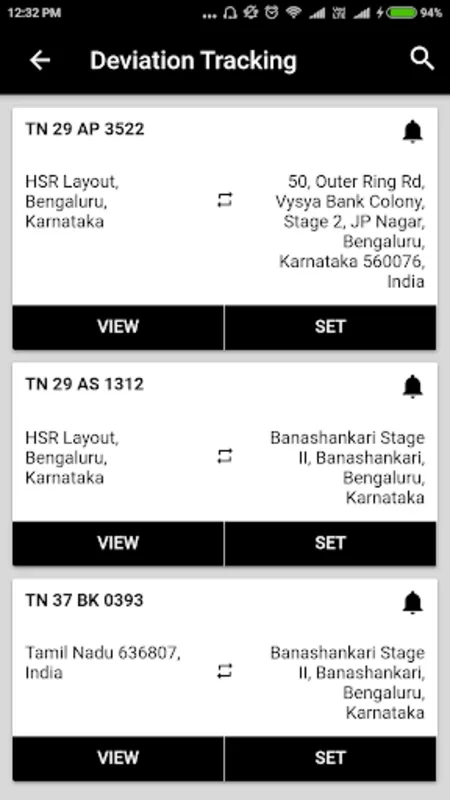 LivePin for Android: Comprehensive Vehicle Tracking