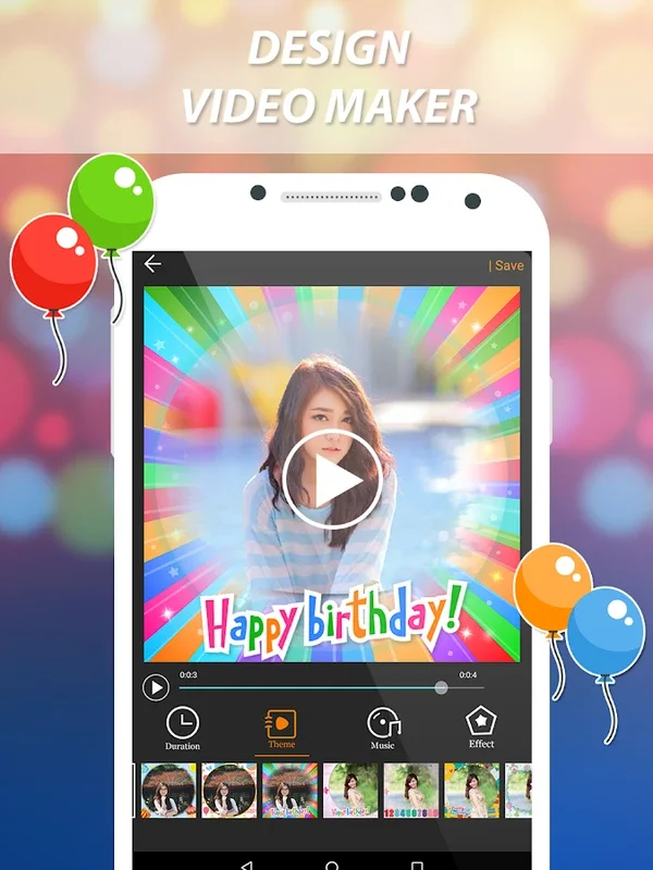 Birthday Video Maker for Android - Create Personalized Videos