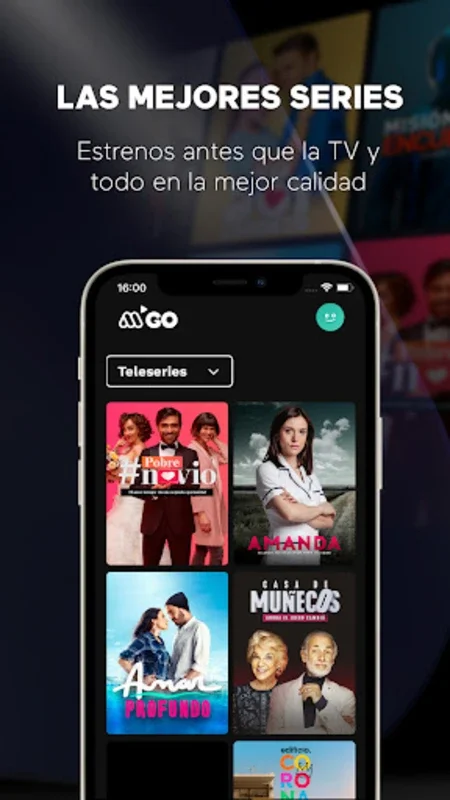 Mega GO for Android: Stream Live and On - Demand Content