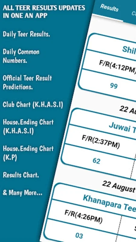 Teer Today for Android - Fast Teer Results & Predictions