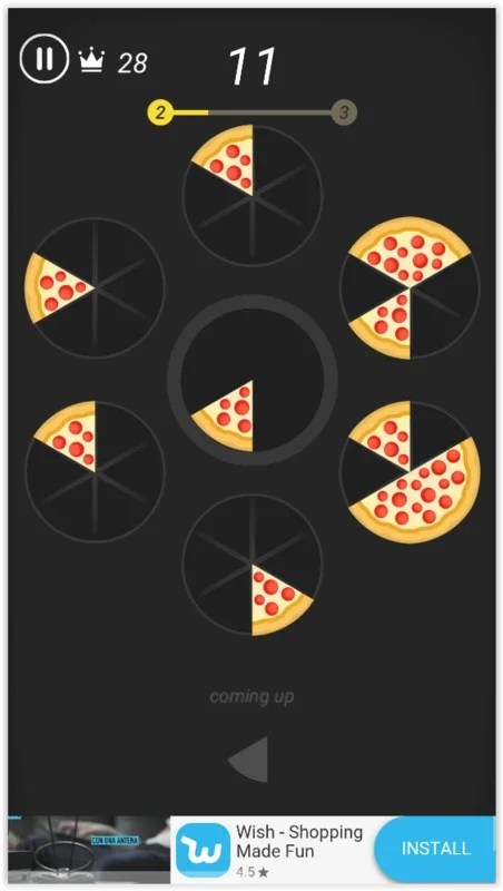 Slices for Android - Test Your Pizza Dividing Skills