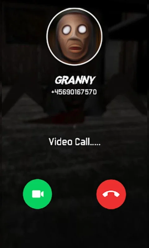 Videollamada Granny Scary for Android - Hair - Raising Virtual Calls