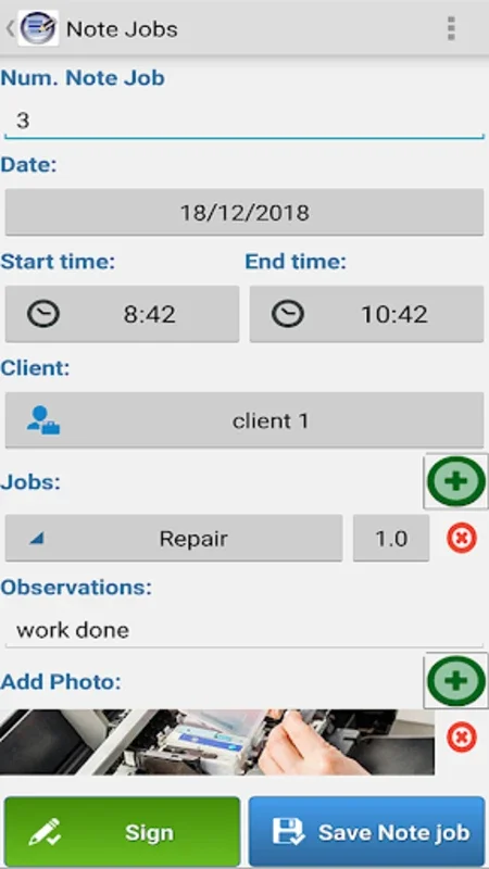 Signed Jobs Management for Android: Streamline Job Management