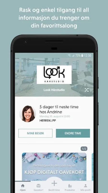 Timebestilling for Android - Simplify Salon Bookings