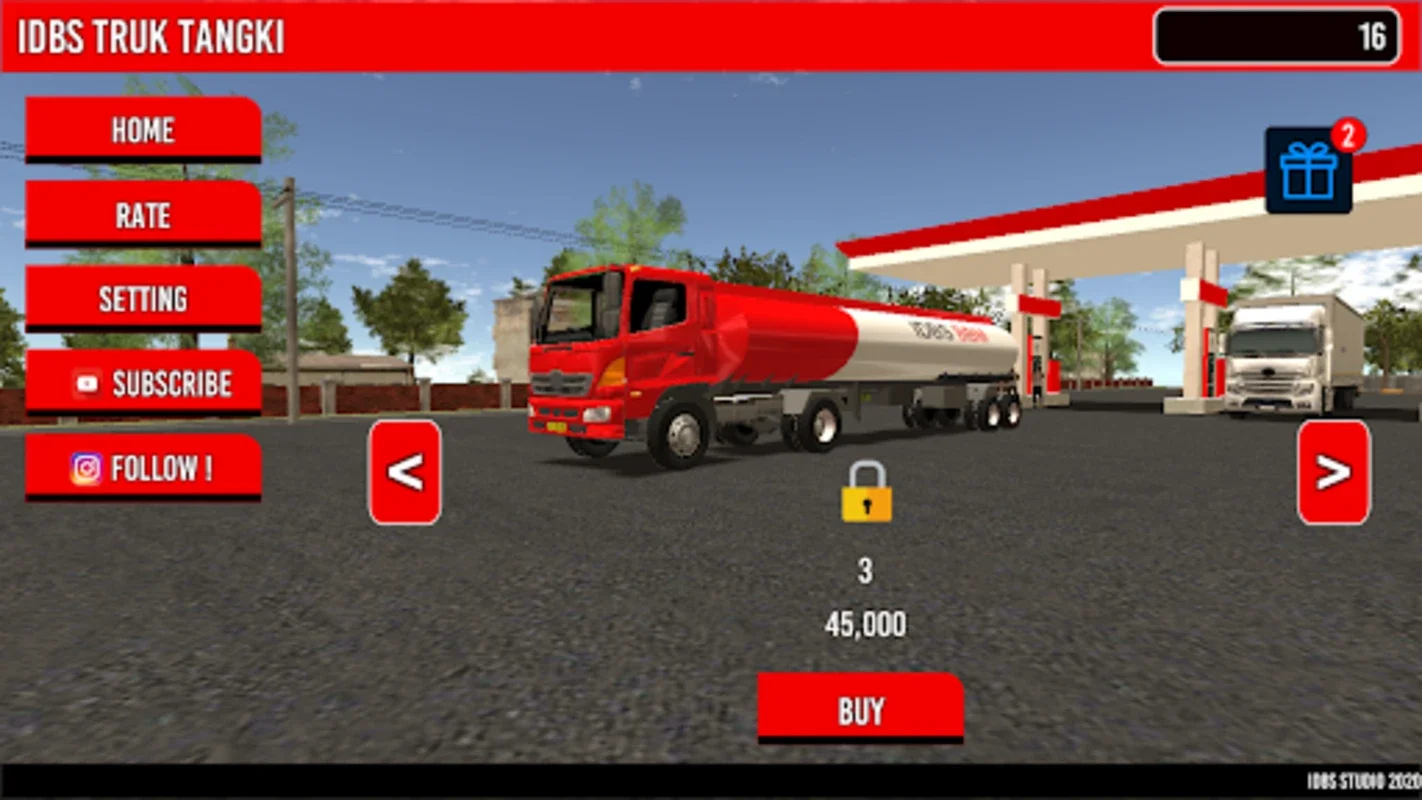 IDBS Truk Tangki for Android - Thrilling Truck Sim