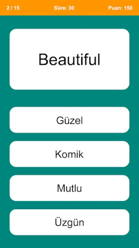 İngilizce Kelime Testi for Android - Enhance Vocabulary