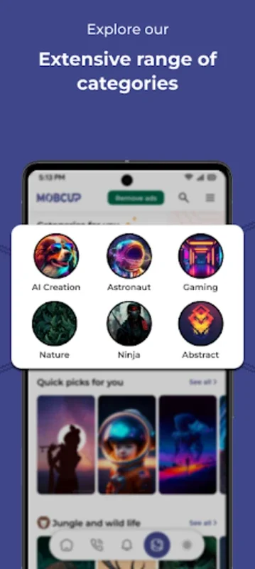 MobCup Ringtones & Wallpapers for Android - Free Download from AppHuts