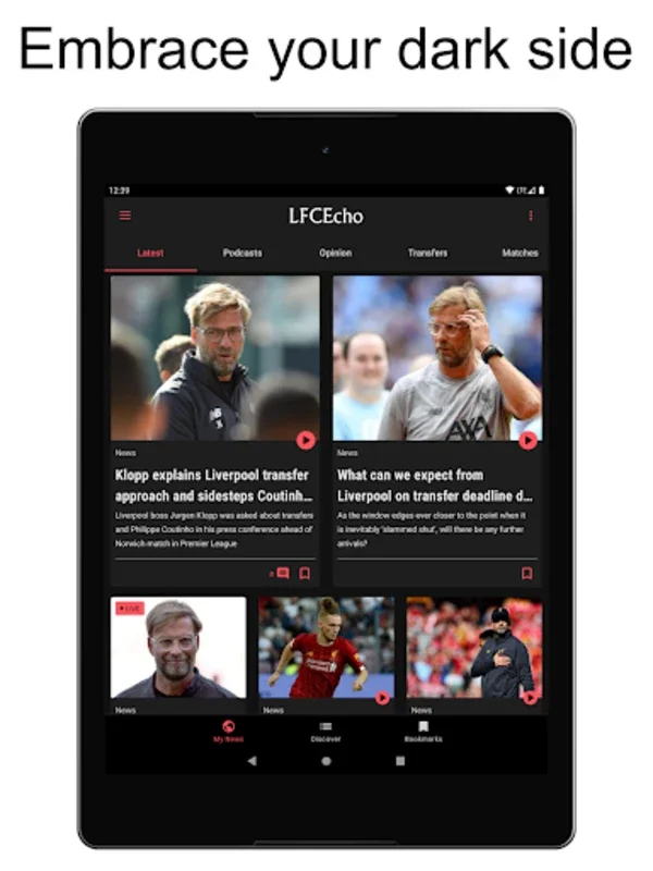 LFC Echo for Android - Unparalleled Liverpool FC Coverage