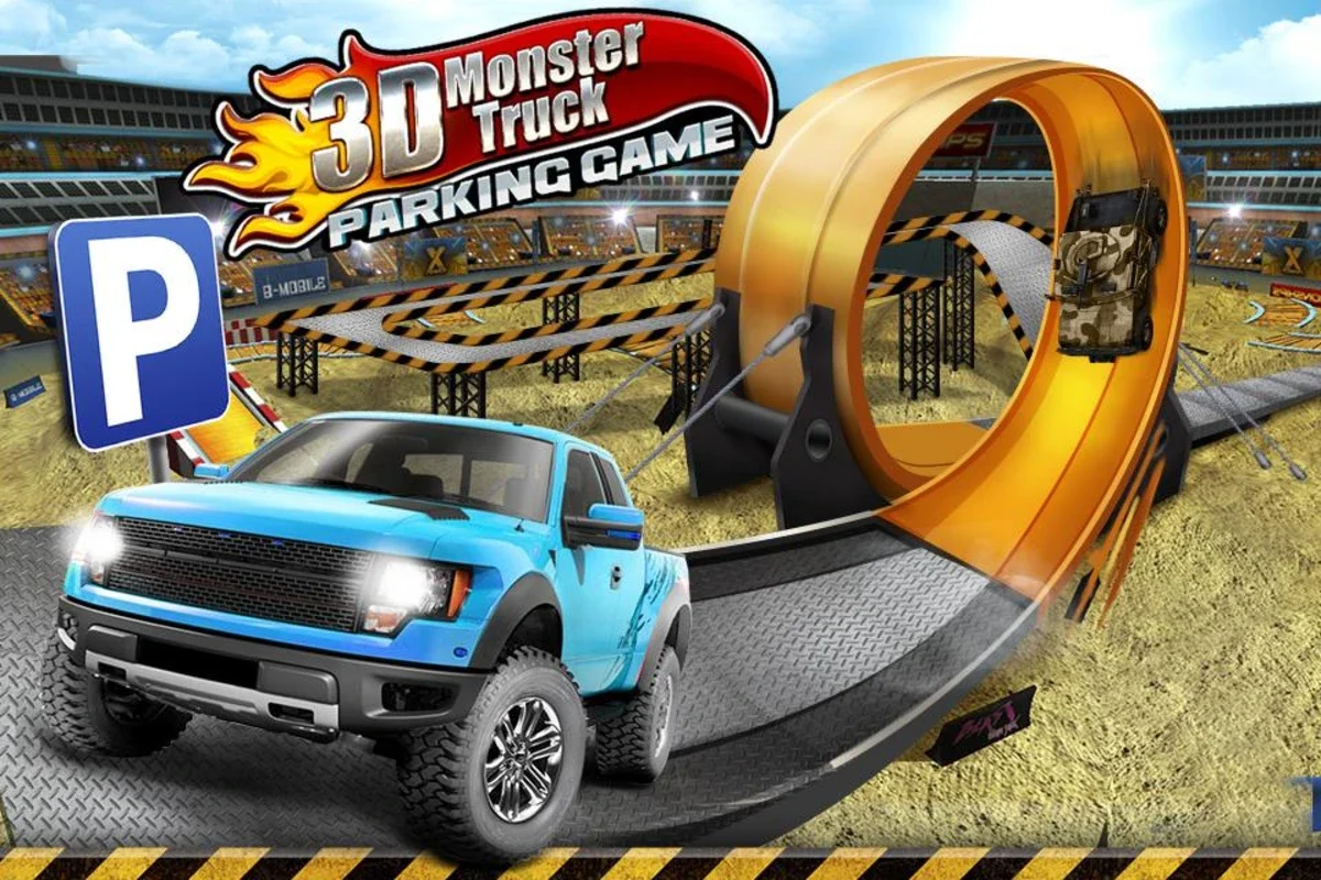 3D Monster Truck Parking Game for Android - No Downloading Needed