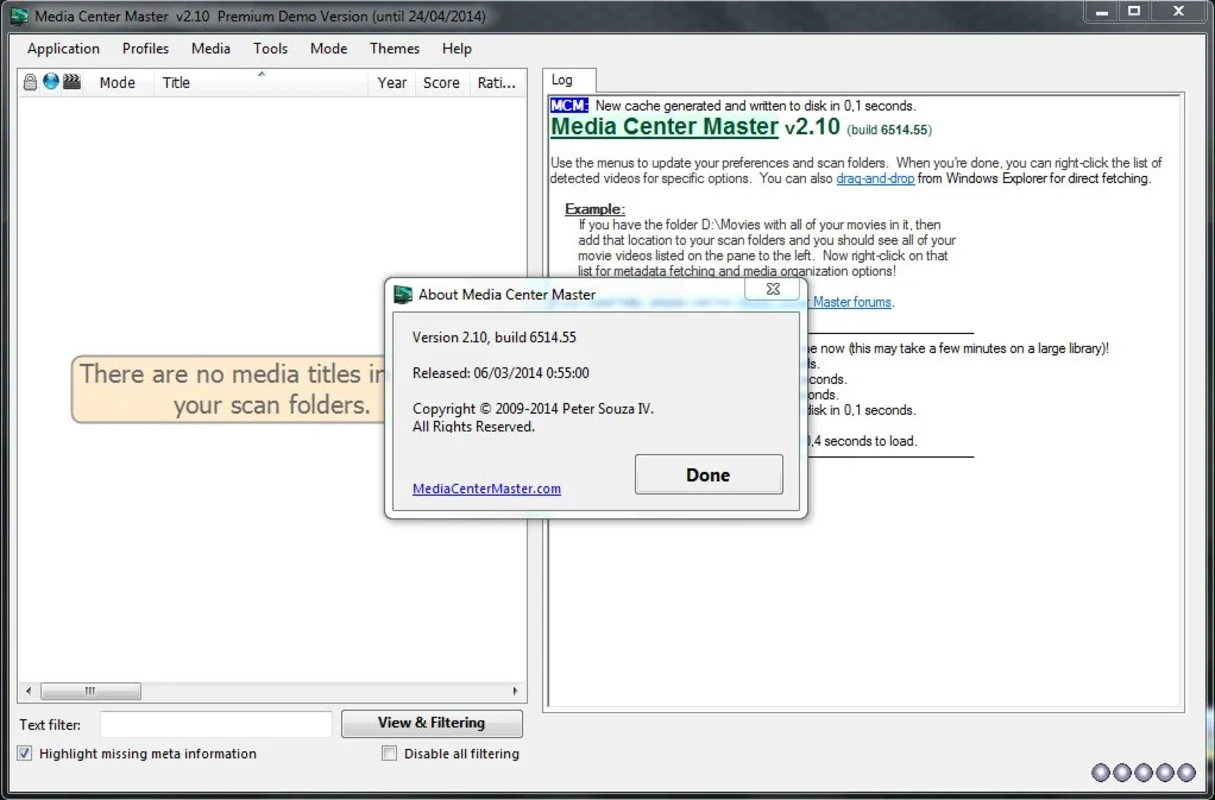 Media Center Master for Windows - Manage Your Video Library Easily