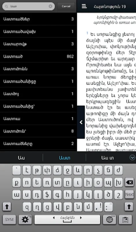 Bible Stones for Android - Accessible Bible Reading App