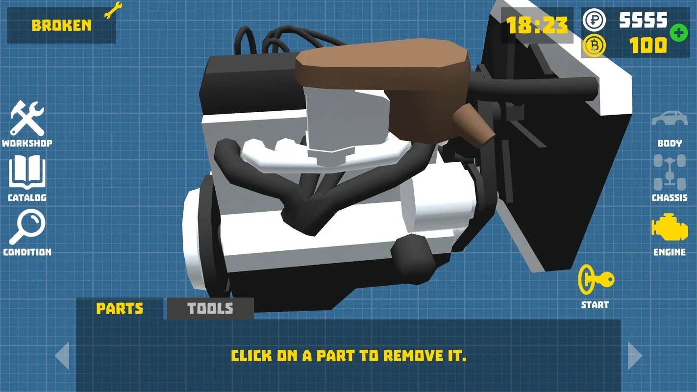 Retro Garage for Android - Fix Cars in 3D