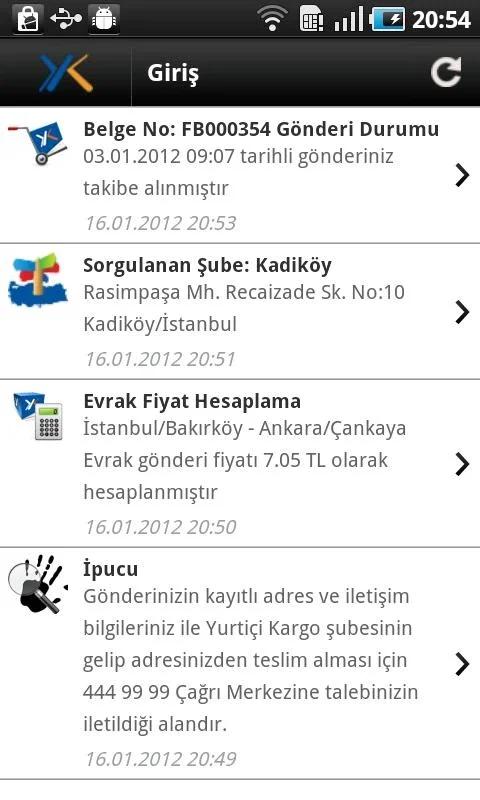 Yurtiçi Kargo for Android - Streamlined Delivery Solution