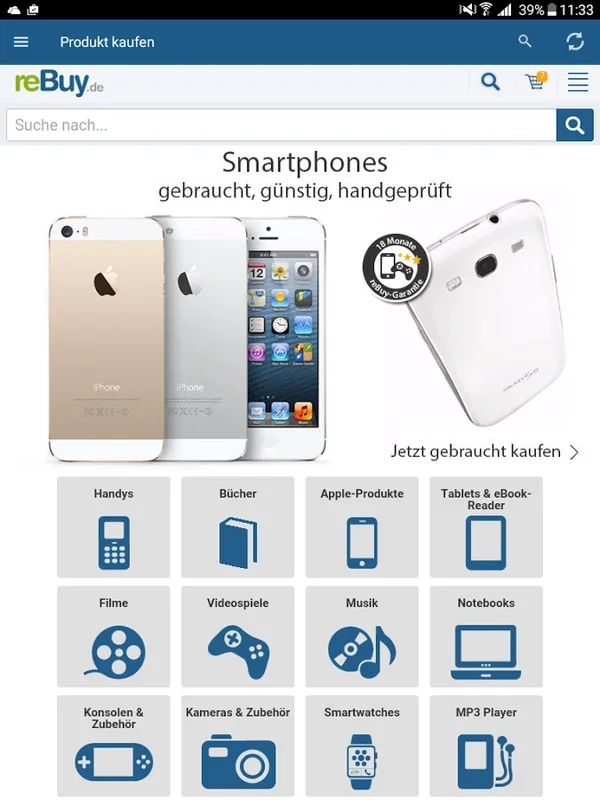 reBuy.de for Android: Buy and Sell Second-Hand Items