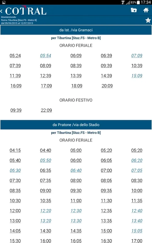 Cotral Spa for Android - Seamless Commute Planning