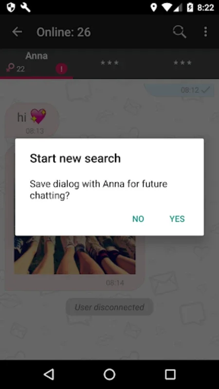 Triple chat, online dating for Android - Secure Connections