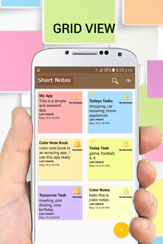 Short Notes - Color Notepad with Reminder for Android