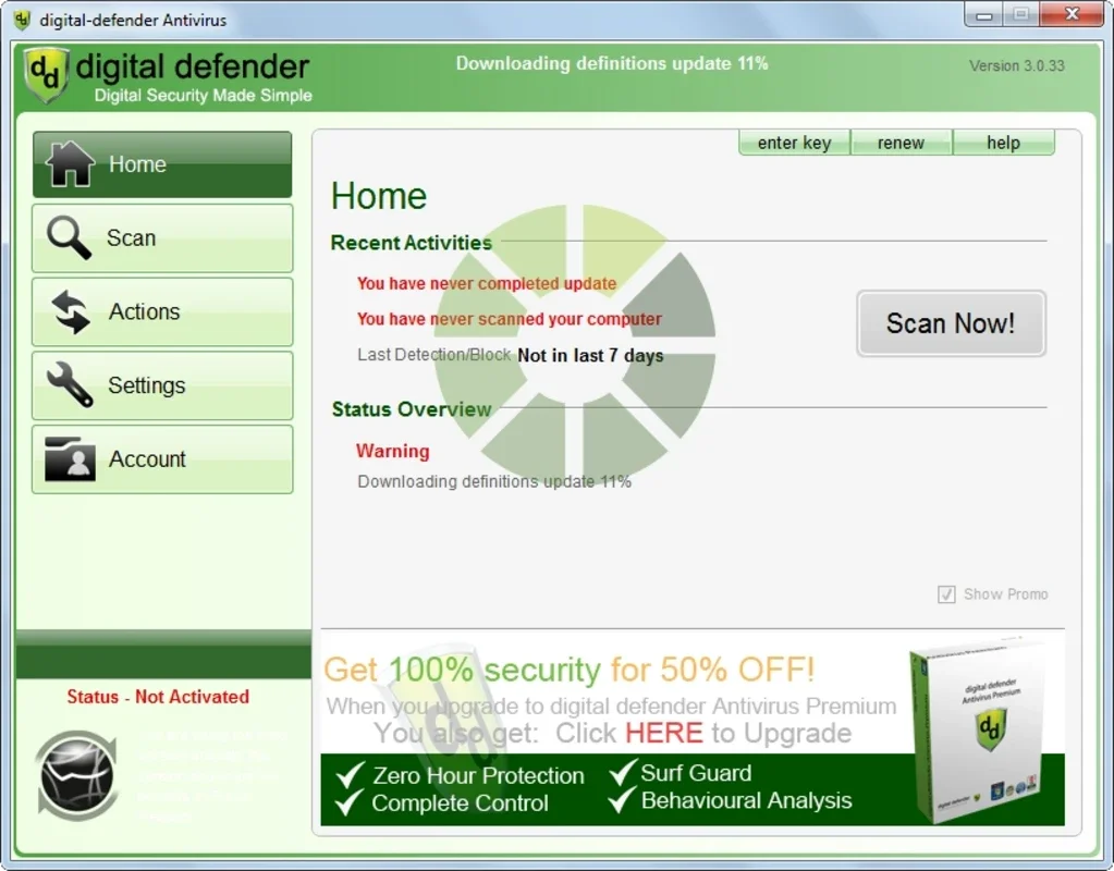 Digital Defender for Windows - Enhanced PC Security