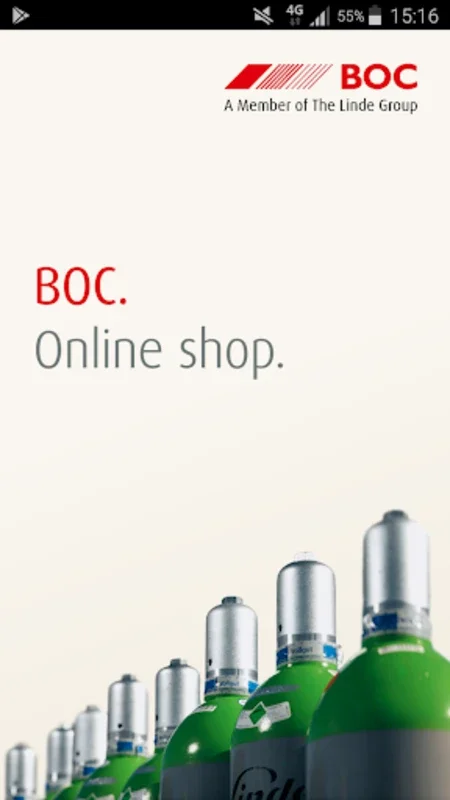 BOC Shop app for Android - Manage BOC Gas Easily