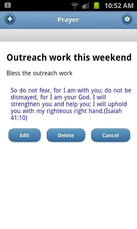 Prayer for Android - Manage Prayer Requests Easily