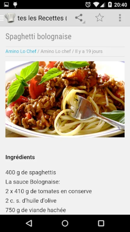 Recettes Italiennes for Android - Unlock the Flavors of Italy