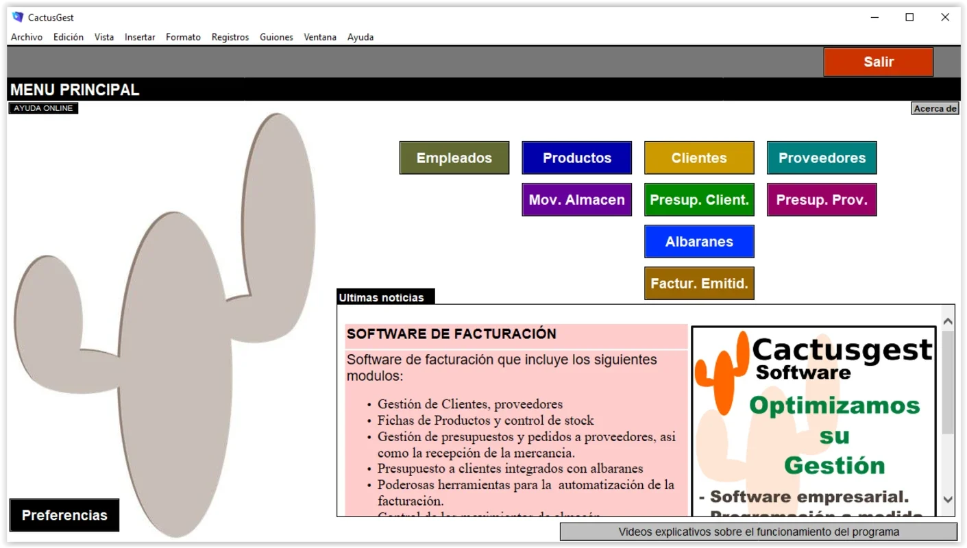 Cactusgest Facturación for Windows: Streamline Your Invoicing