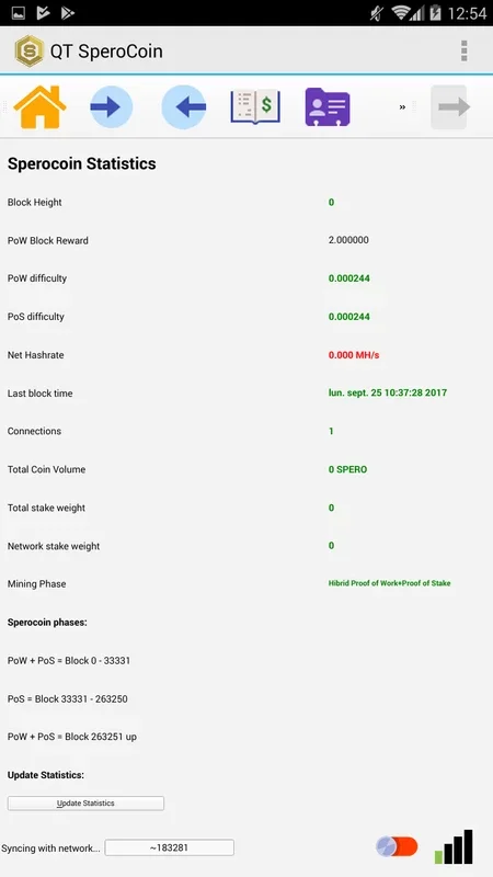 QT SperoCoin for Android: Mine SperoCoins Easily