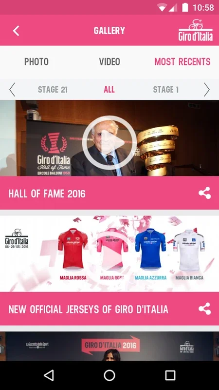 Giro d'Italia for Android - Real - Time Race Tracking