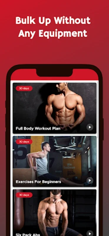 Bulk Up at Home - Build Muscle for Android: Effective Bodyweight Training