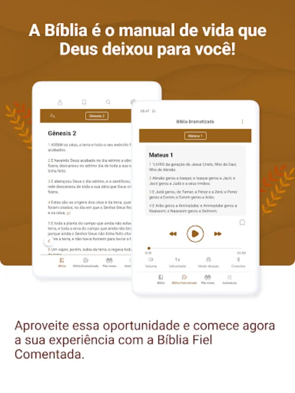 Bíblia Fiel Comentada for Android - Access Sacred Scriptures Anytime