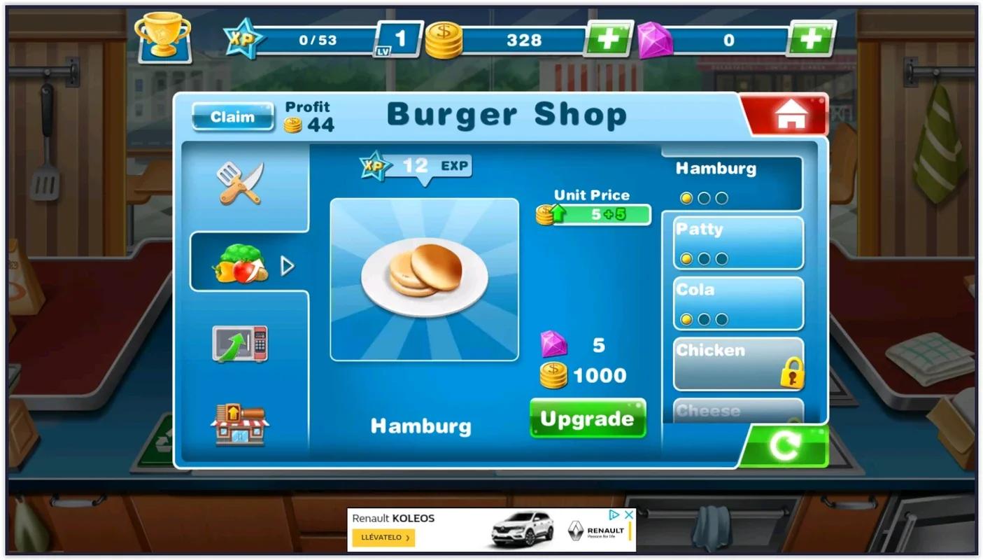 Crazy Cooking Chef for Android: Become a Culinary Master