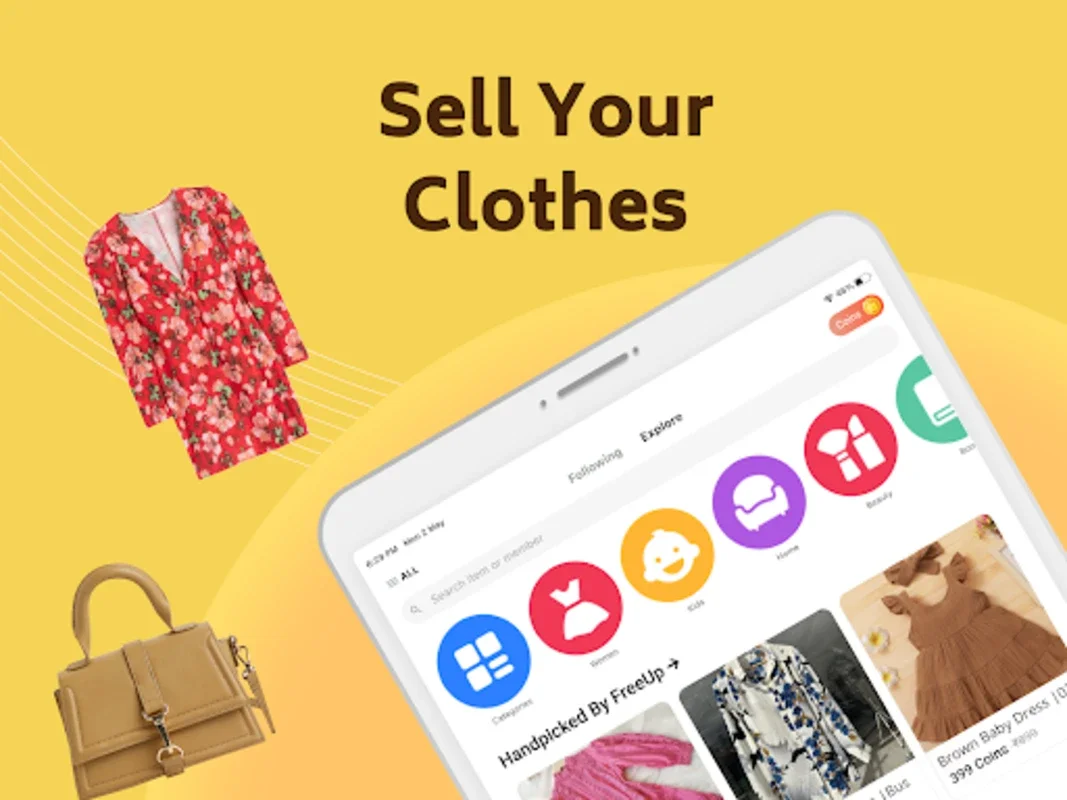 FreeUp for Android: Sustainable Shopping & Saving