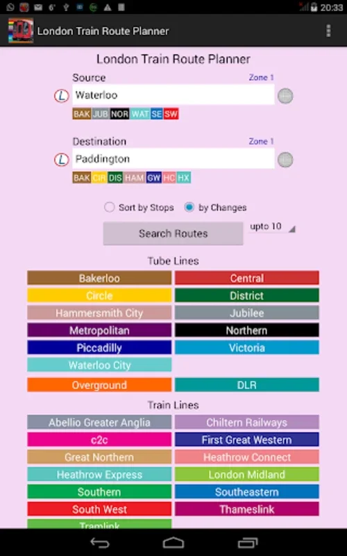 London Train Route Planner for Android - Simplify Your Travel