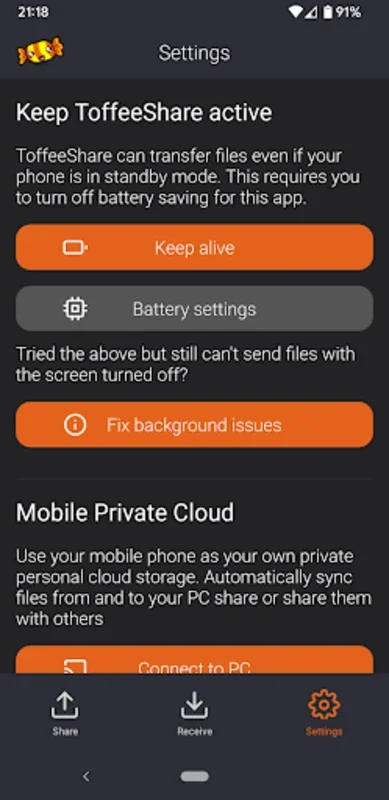 ToffeeShare for Android - Secure File Sharing Solution