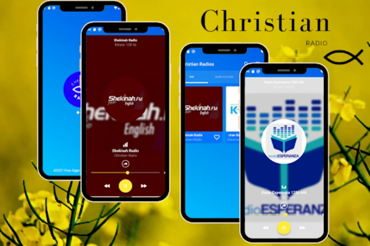 Christian Radio Station App for Android - Spiritual Music Hub