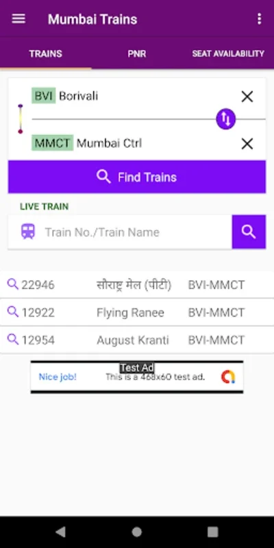 Mumbai Trains for Android - Simplify Your Commute