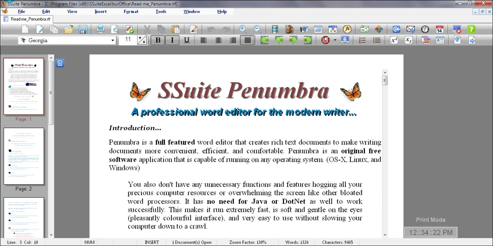 SSuite Penumbra Editor for Windows - A Lightweight and Efficient Text Editor