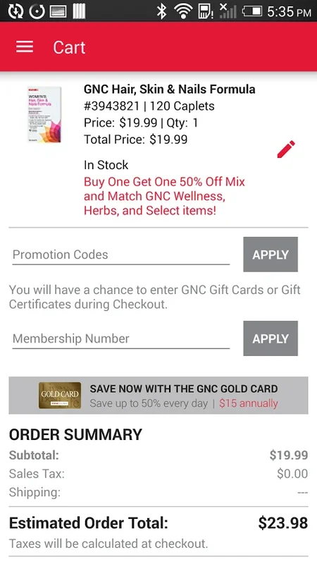 GNC for Android: Comprehensive Wellness App