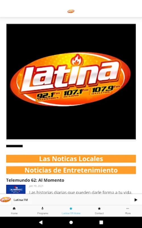 LATINA FM for Android - Seamless Tropical Music Stream