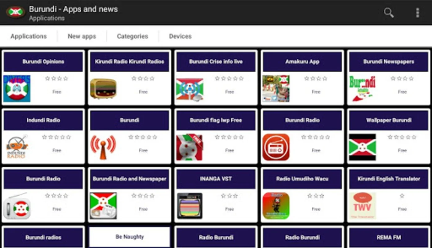 Burundi - Apps and News for Android: Seamless App Access