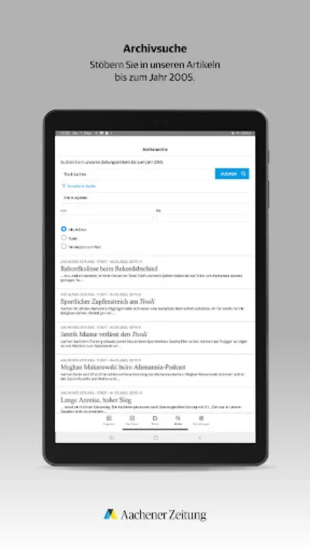 Aachener Zeitung for Android - Stay Informed Anytime