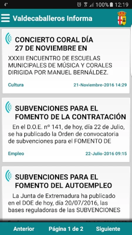 Valdecaballeros Informa for Android - Stay Informed with Instant Notifications