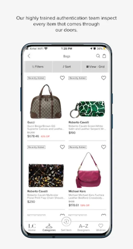 Luxury Closet for Android - Affordable Luxury Fashion at Your Fingertips